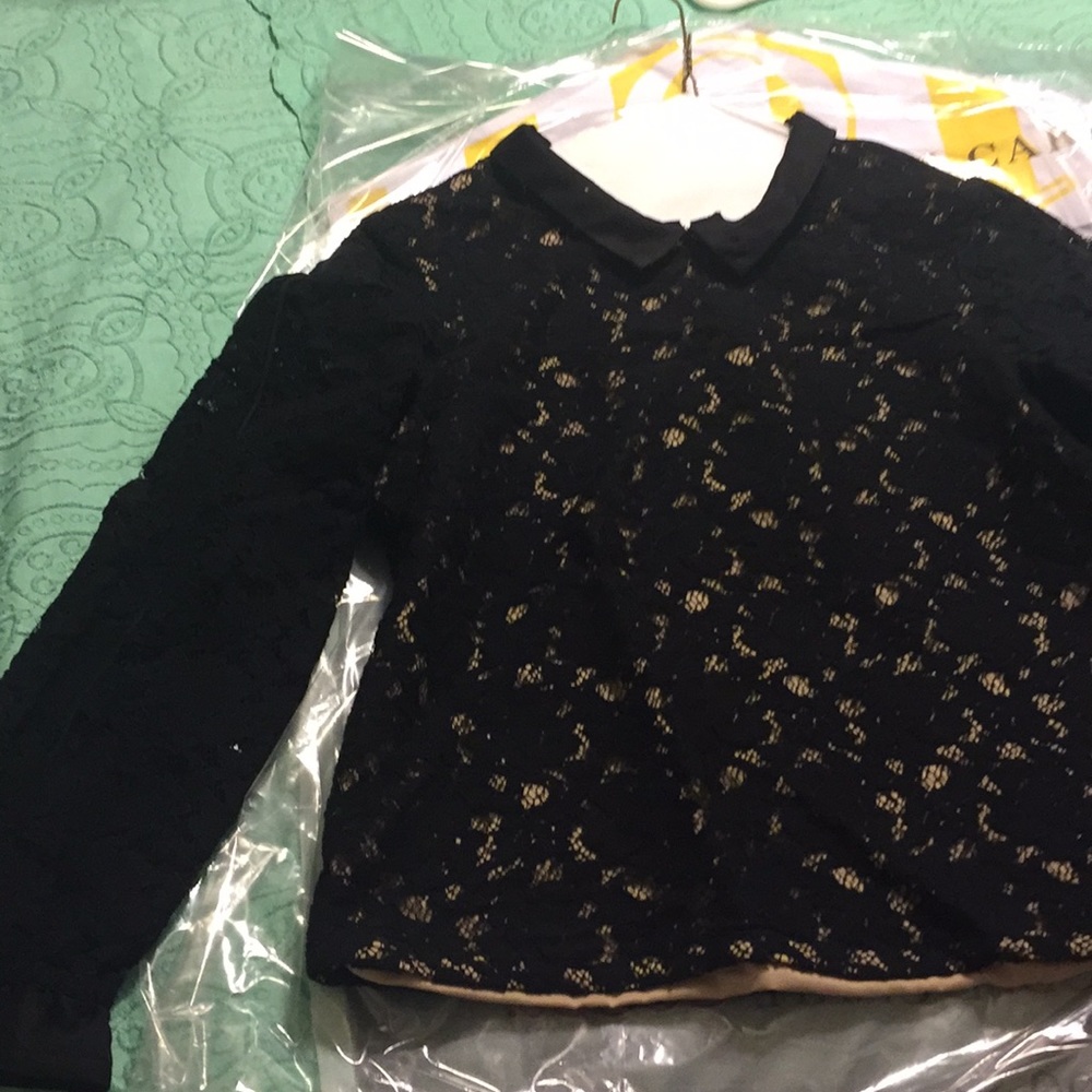 Sea New York black lace top
